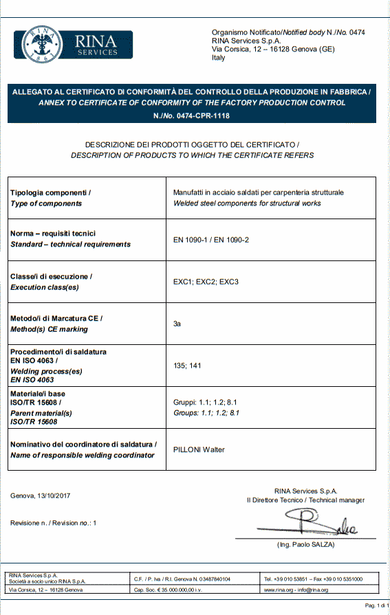 02 Certificato EN 1090-1 Allegato R1_2017