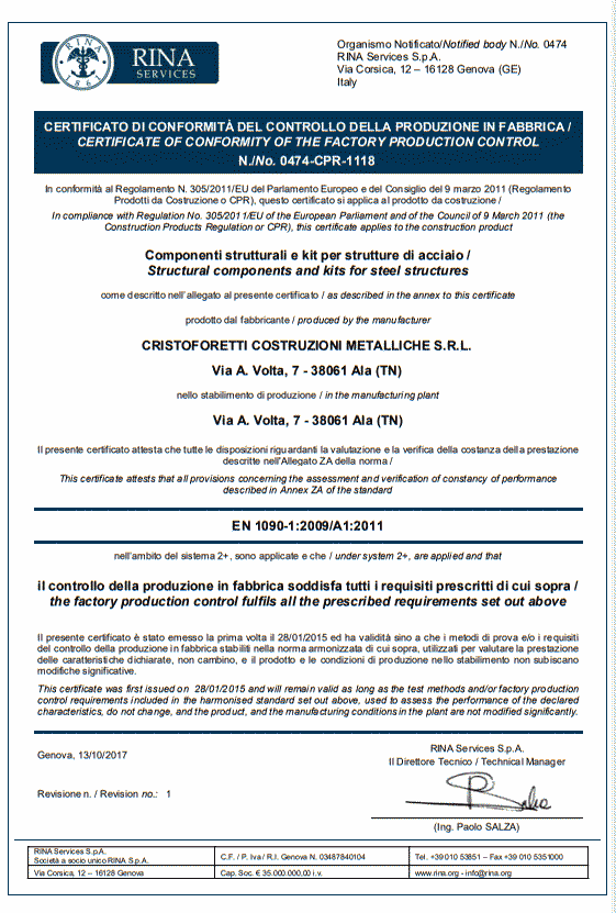 02 Certificato EN 1090-1 R1_2017