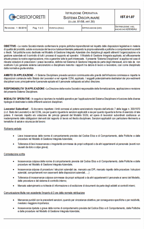 IST.01.07 SistemaDisciplinare R1 (1-3)